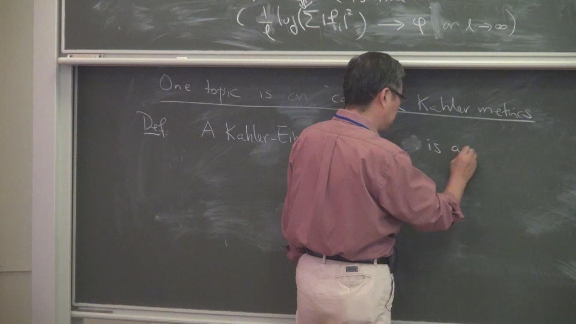 KahlerEinstein metrics and Ricci flow Лекториум